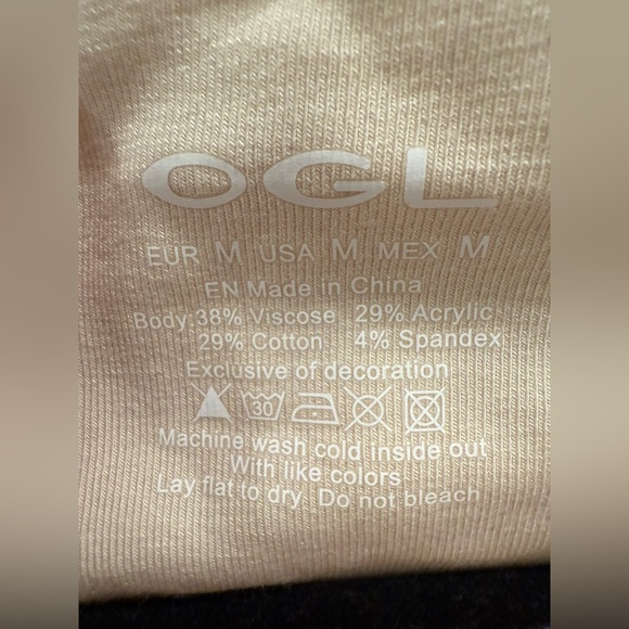 NWT OGL Mid Thermal Modern Side Ruched Boatneck Brami Top - Picture 3 of 4